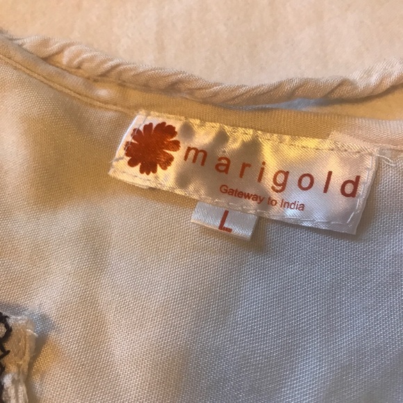 Marigold Indian Tunic - Picture 3 of 3